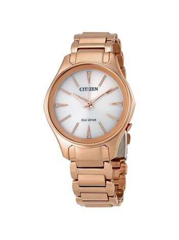 Ladies Rose Gold Tone Citizen Eco Drive