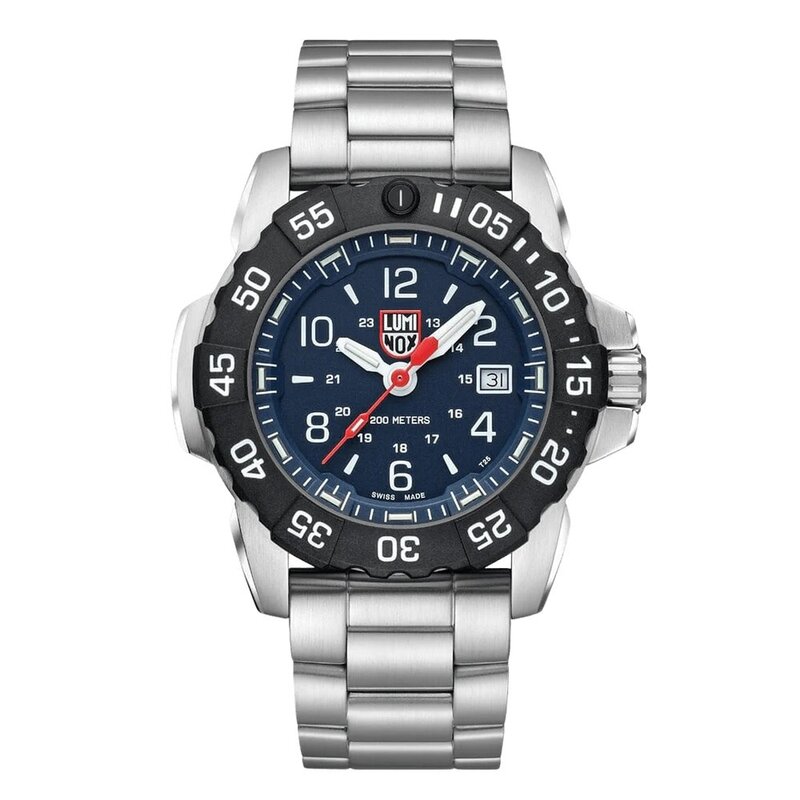 Luminox Navy SEAL Rubber, Steel, CARBONOX™ (RSC) Military Watch, 45 mm