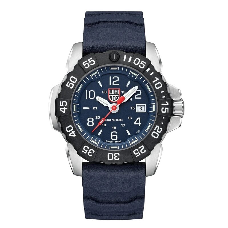 Luminox Navy SEAL Rubber, Steel, CARBONOX™ (RSC) Military Watch, 45 mm