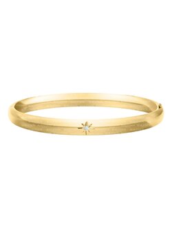 MARATHON 14K Gold Filled Baby Diamond Bangle