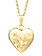 MARATHON 14K Gold Filled Hand Engraved Heart Locket