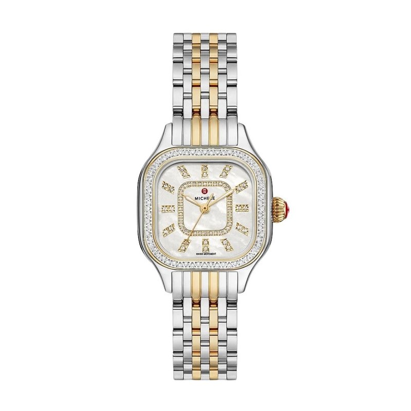 Meggie Two-Tone Diamond Stainless Steel Watch