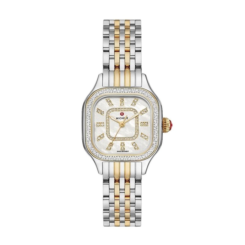 Meggie Two-Tone Diamond Stainless Steel Watch