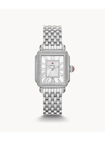 MICHELE Deco Madison Mid Stainless Diamond Watch