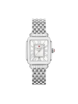 MICHELE Deco Madison Mid Stainless Steel Diamond Dial Watch