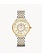 MICHELE Serein Mid Two-Tone 18K Gold Diamond Dial Watch