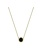 Petite Crescent Station Necklace featuring Black Onyx