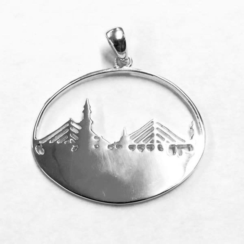 Southern Gates Jewelry Gate Charleston Skyline Pendant