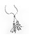 Southern Gates Jewelry Silver Double Tassel Lariat Necklace