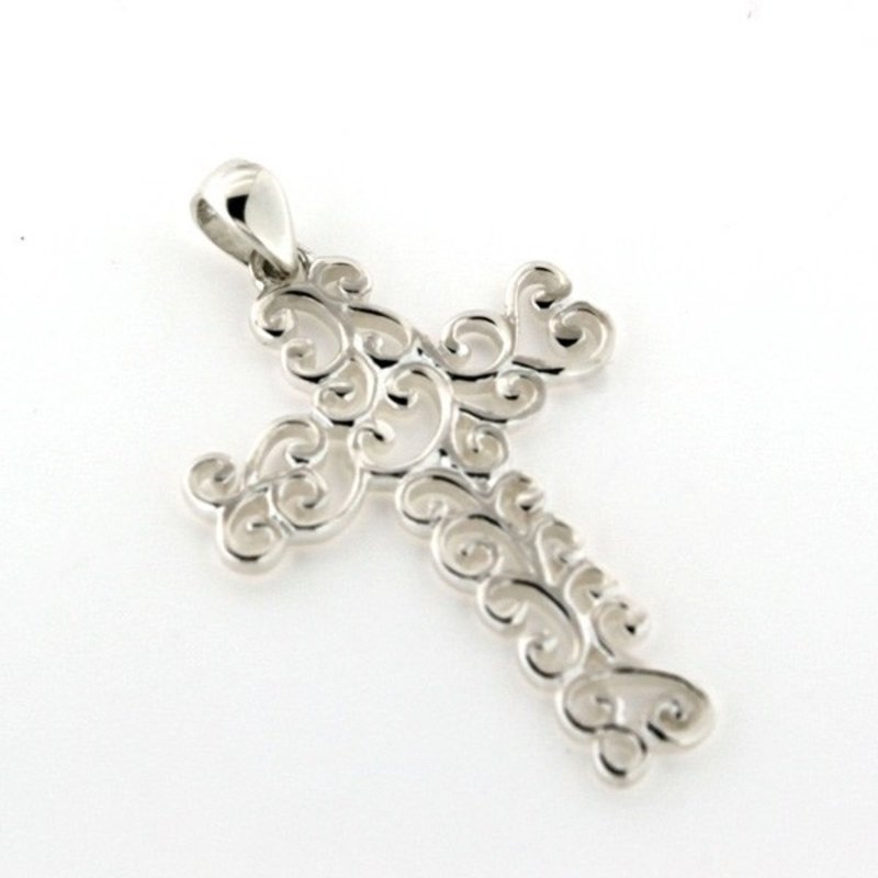 Southern Gates Jewelry Southern Gates Swirl Cross Pendant