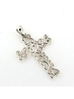 Southern Gates Jewelry Southern Gates Swirl Cross Pendant