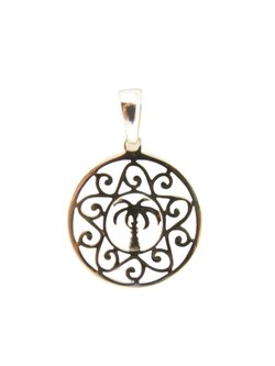 Southern Gates Jewelry Sterling Palmetto Pendant