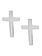 Sterling Silver Baby Cross Stud Earrings