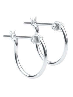 Sterling Silver Baby Hoop Earrings