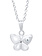 Sterling Silver Children's Butterfly Necklace