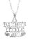 Sterling Silver Daddy's Little Girl Pendant Necklace