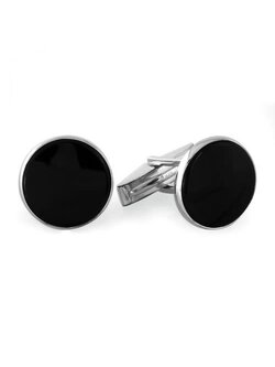 Sterling Silver Onyx Cuff Links