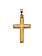 Stuller 14K Yellow Gold Cross with Edging