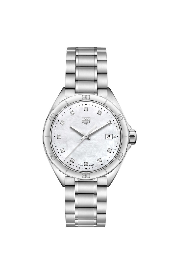 TAG Heuer TAG Heuer Formula One Ladies' Quartz Movement Mother-of-Pearl and Diamond Dial Watch