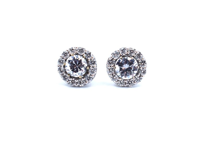 White Gold Diamond Earring Jackets