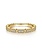 Yellow Gold Diamond Stack Band