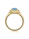 Yellow Gold Turquoise Ring