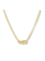 10K Yellow Gold Double Strand Link Necklace