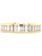 14K Yellow Gold Channel Set Baguette Diamond Band