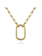 14K Yellow Gold Paperclip Chain Necklace