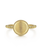 14K Yellow Gold Personalized Signet Ring